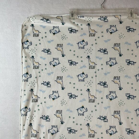 Kyle & Deena Baby‎ Blanket Animals Elephant Giraffe Soft Plush Front Sherpa Back - Picture 2 of 16